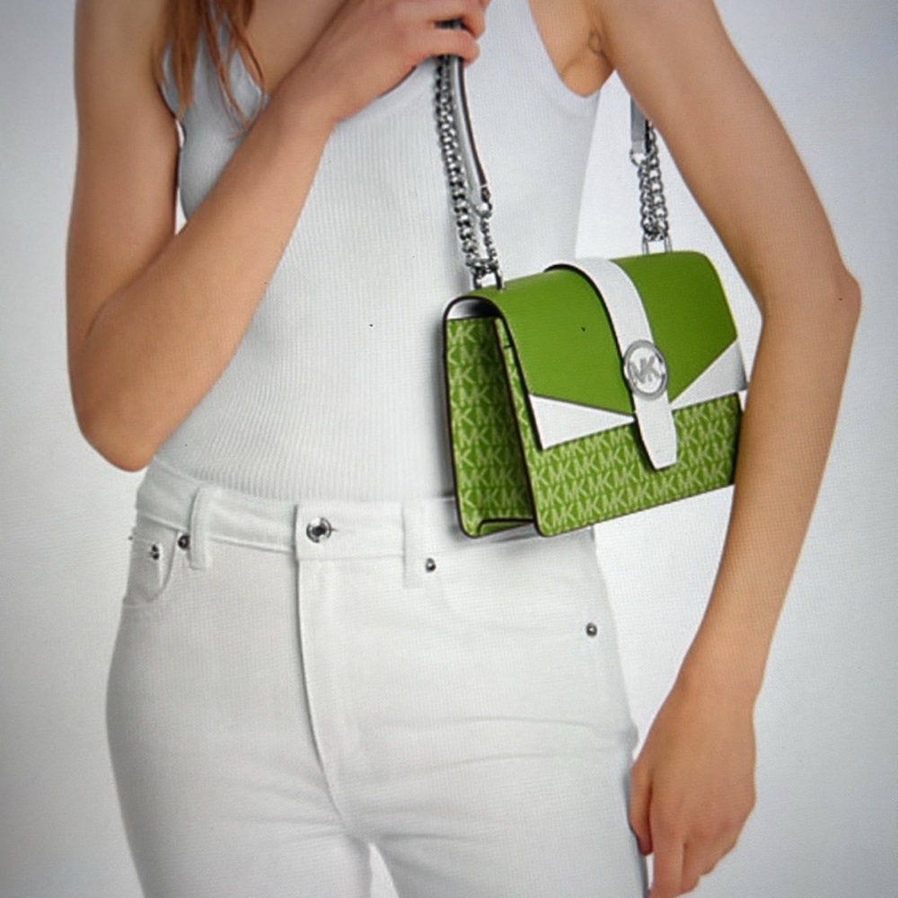 Michael Kors Green NWT crossbody - Picture 5 of 8